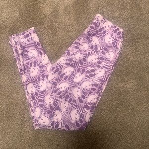 Lularoe girl’s  Mickey Mouse leggings one size